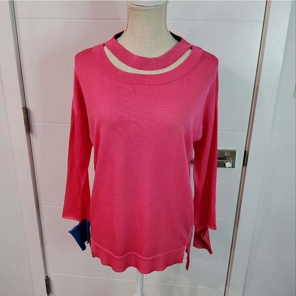 Diesel Cut-out Color Block Sweater Size S